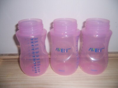 Avent baby bottles bottoms   bag  pink