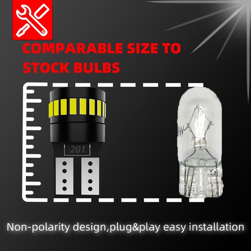 LED Headlight Fog Light 24 LED License Plate Bulbs Kit For Chevy Tahoe 2000-2006 - Picture 18 of 21