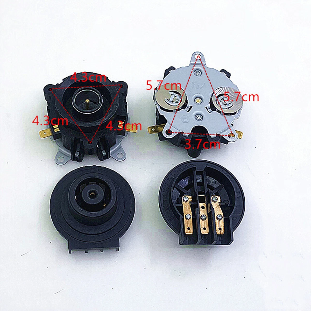 Replacement Electric Kettle Base Dual Thermostat Switch Connector Coupler Kettle