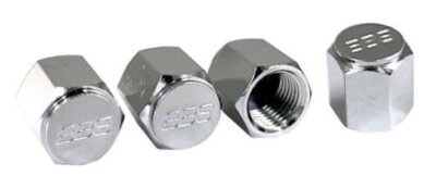 BBS Genuine Air Valve Caps Japanese Repair Parts Set of 4 Silver P5615011 JDM