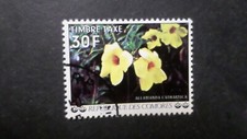 COMORES, timbre TAXE 12, FLEURS oblitéré VF STAMP