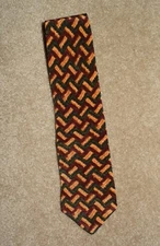 Vtg J Garcia Tie Dawn at the Ritz Carlton Collection Eight Silk Necktie