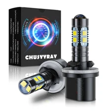 2PCS 880 890 892 LED Fog Light Driving Bulbs 6000K For Nissan TITAN 2004-2015 US