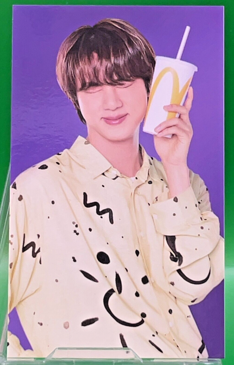 JIN BTS McDonalds Collaboration Photo Card TCG Japanes Official