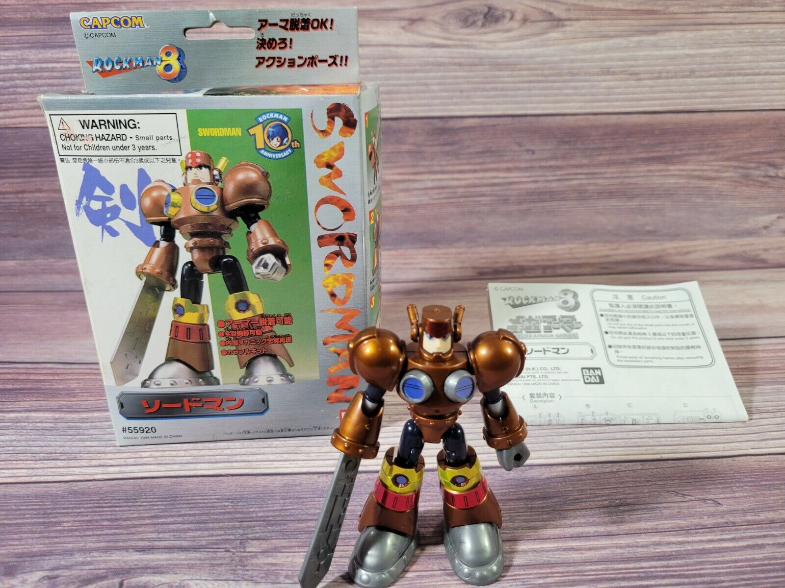 Bandai Capcom Mega Armor Series Rockman 8 Swordman Model Kit Toy Figure Świetne oferty