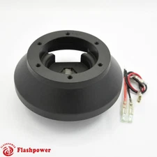 6 Bolt Steering Wheel Short Adapter Boss Kit for Ford Mustang Focus Black