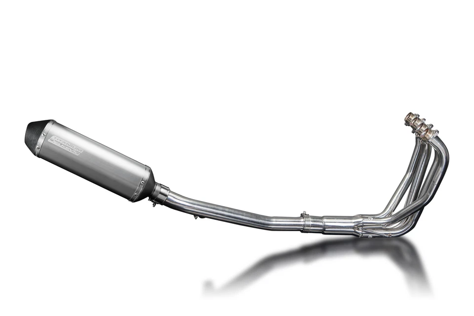 Silenciador escape completo Suzuki GSF1200 Bandit 1995-2005 4-1 13,5" X-Oval titanio Foto 2 de 4