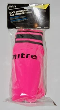 NWT Mitre Youth Neon Pink Soccer Sock Shinguard Set sz Junior fits 4ft and Under