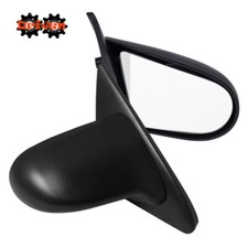 Manual Side Mirrors Spoon Style Abs Black 92-95 Honda Civic 23 Eg Ej