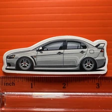 Mitsubishi Lancer Evolution Sticker Decal Racing Car Skateboard Laptop JDM