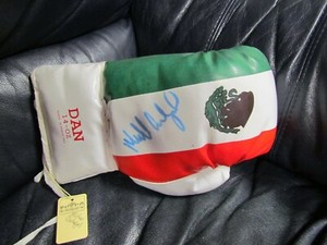 Michael Carbajal autographed Boxing Glove
