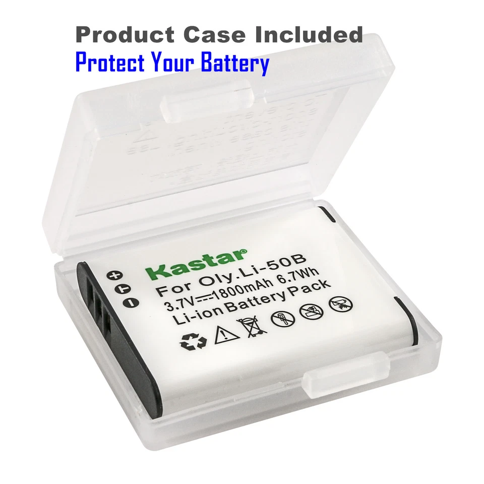 Cargador de batería de CA Kastar para batería y cargador OEM Panasonic VW-VBX090 Foto 2 de 4