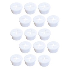 15Pcs Dust Plug Cable Grommet Kit Tabletop Desk Wire Management Grommet Kits