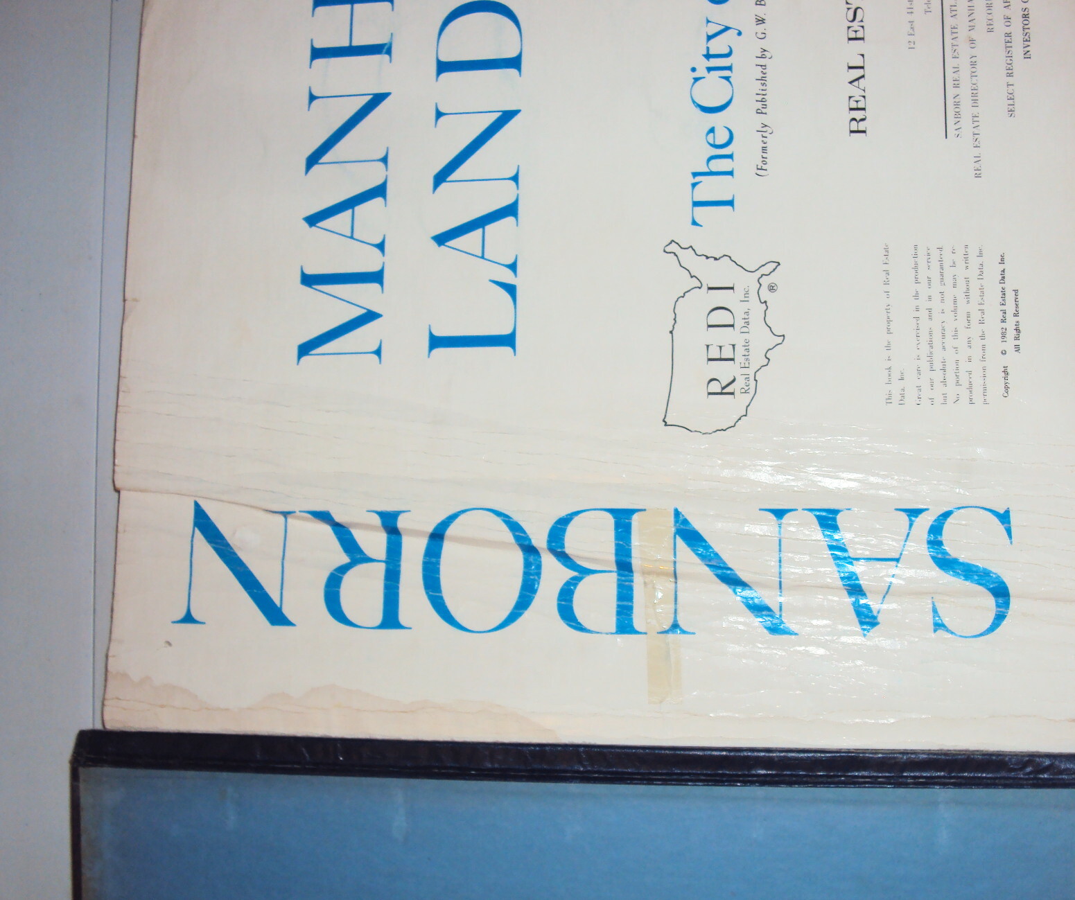 SANBORN - MANHATTAN - LAND BOOK MAP - 1982-1983 EDITION | eBay