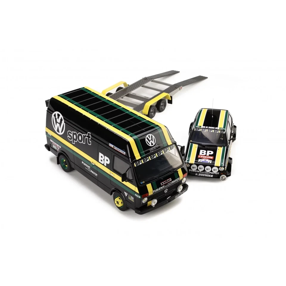 VW LT35 VAN & GOLF GTi MK1 RALLY & RAMPA PAQUETE DE 3X MODELOS A ESCALA 1:18 DE OTTO OT353 Foto 2 de 4