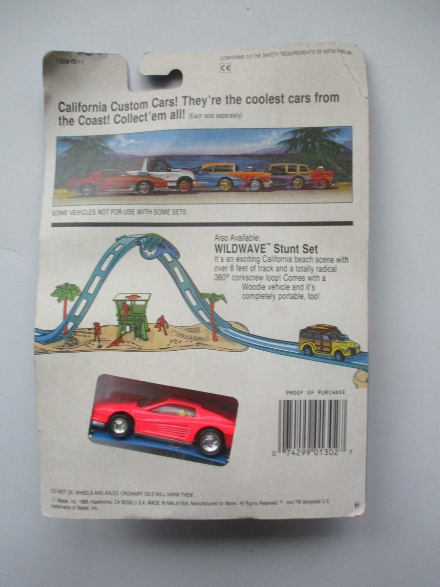 Pink California Custom Ferrari Testarossa Hot Wheels *Sealed