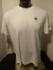 Dallas Cowboys on-Field Mens White Short Sleeve Nike Dri-Fit T-Shirt SZ 2XL-3XL