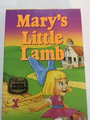 Mary's Little Lamb #2577 VHS 1990-TESTED-RARE VINTAGE COLLECTIBLE