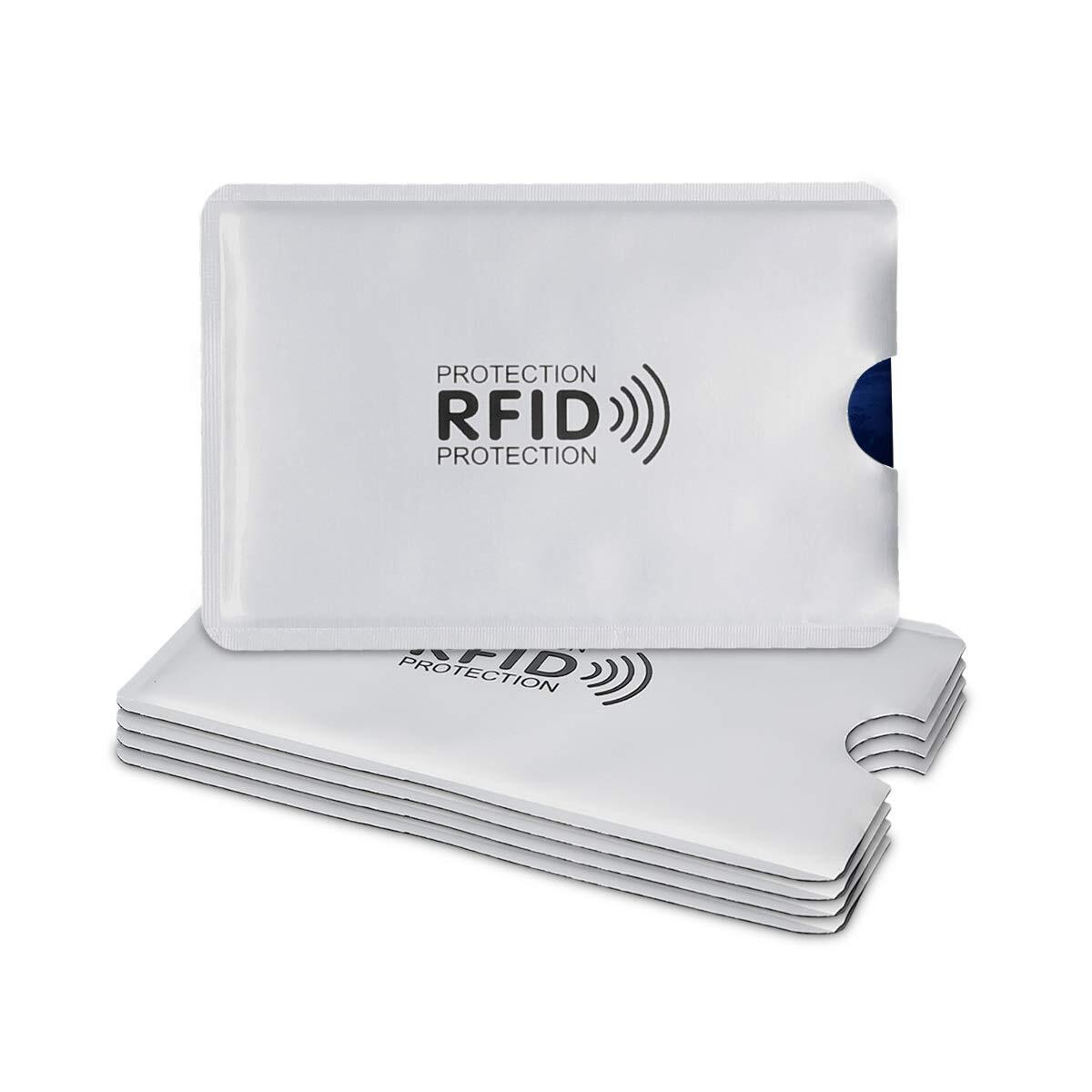 10x RFID Blocker Kartenhüllen - Schutz Für Kreditkarten & Ausweise
