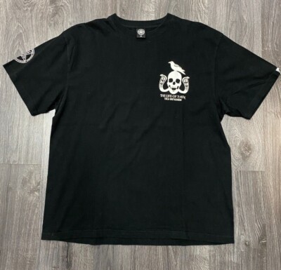 Andsuns Mens T Shirt XXL Black White CottonThe Life of Pain Tokai 
