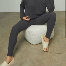 NWT Lunya Restore Thermal High Rise Legging Gray Heather