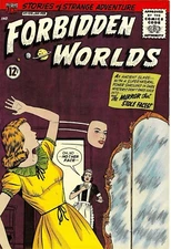 Forbidden Worlds 109 Comic Book Cover Art Giclee Reproduction on Canvas