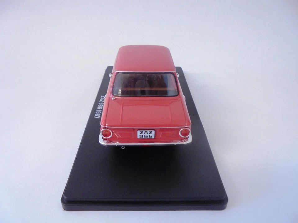 ZAZ 966 NSU Prinz 4 (1967) - 1:24 Hachette pressofuso modellino auto miniatura VQR43 - Immagine 3 di 4