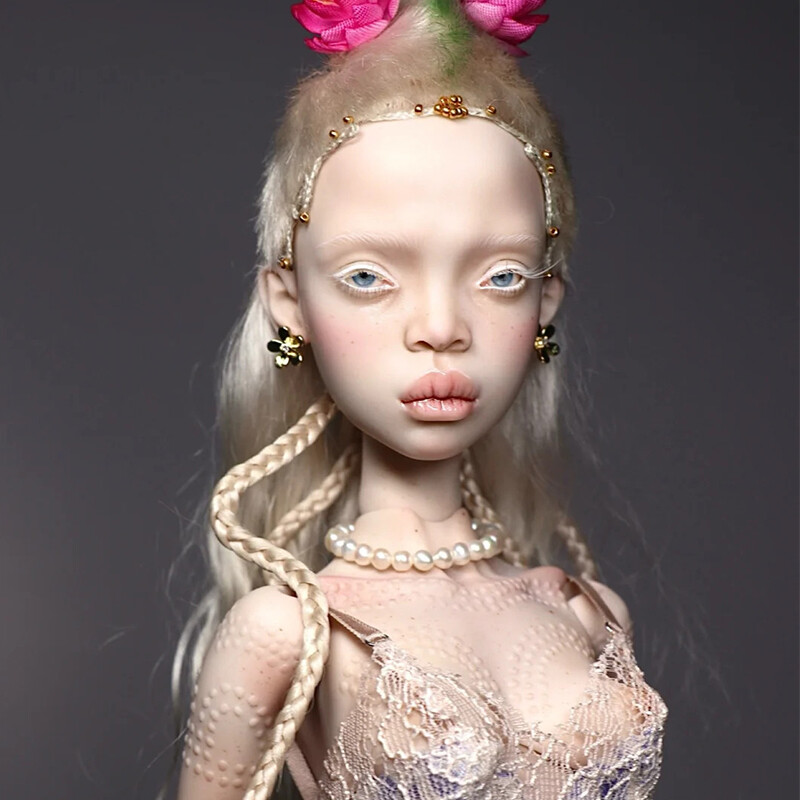 1/4 BJD Doll Model Body Russian Popovie Sisters Owl Face Makeup Free Eyes Gift