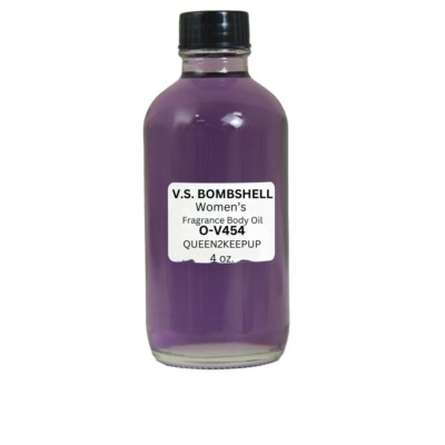V.S. Bombshell (Women) Body Oil 4 oz Fragrance Similar All Natural Scent