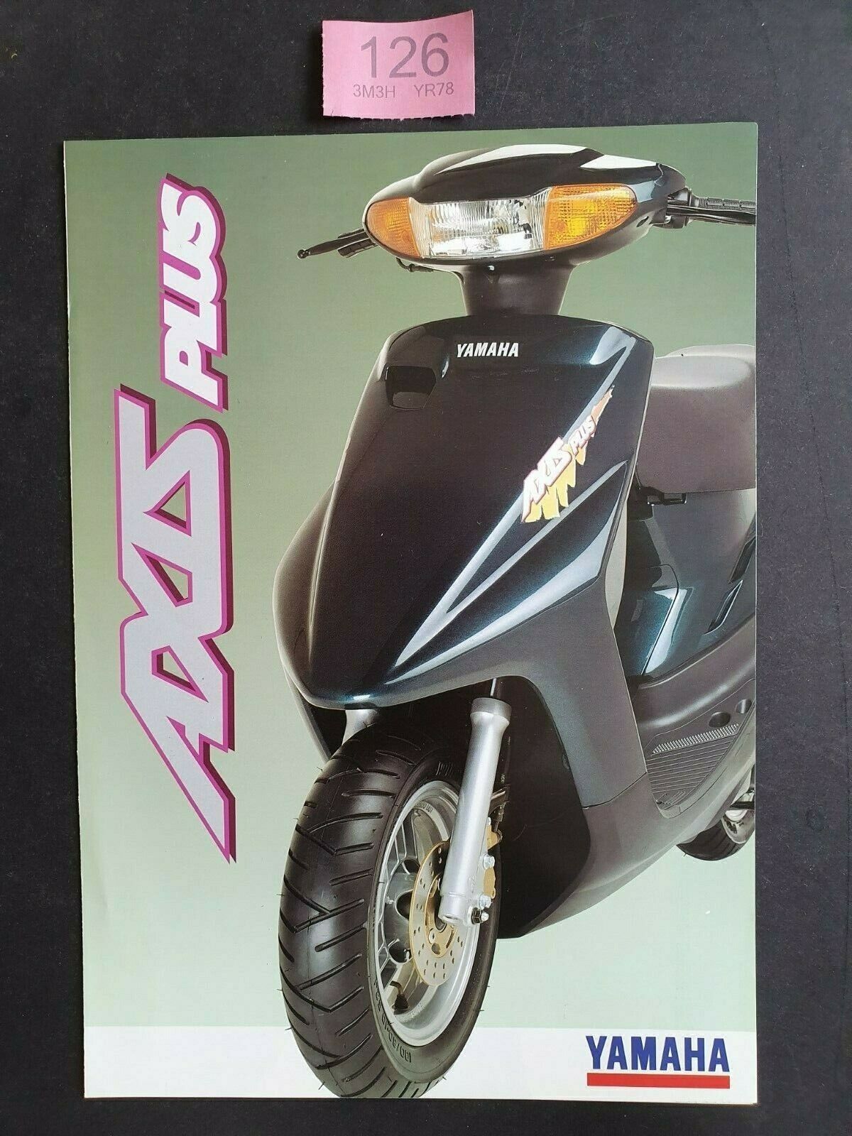 YAMAHA JOG 90 MOTORCYCLE/SCOOTER BROCHURE SPEC TO REAR 4 Pgs SPANISH VNC