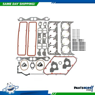 DNJ HGB3100 Cylinder Head Set with Head Bolt Kit For 82-84 Chevrolet 5.7L V8 OHV