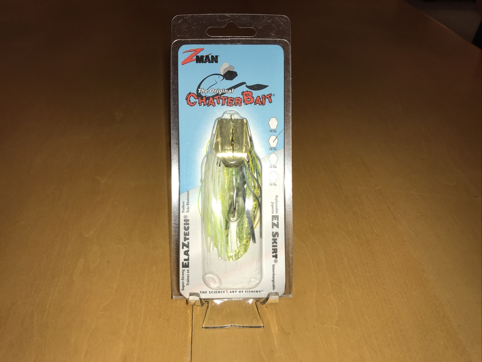 Z Man Chatterbait Bladed Swim Jig 3/8 oz Chartreuse Sexy Shad CB38-64 - Image 3