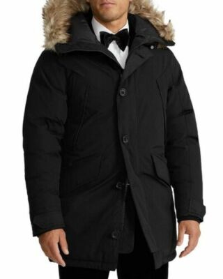 Polo Ralph Lauren Men's Annex Faux Fur-Trimmed Down Parka - Size