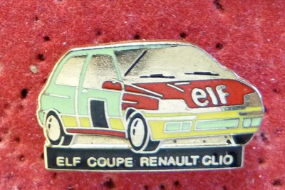 Pin's Rallye – Renault Clio 16 S Ecurie Des Volcans, Métal, Occasion