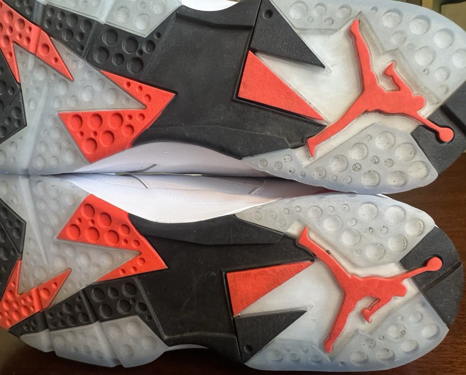 Nike Air Jordan 7 VII Retro White Infrared Sz 17 Crimson 2023 CU9307 160 StockX eBay