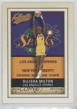 2002 Fleer Authentix WNBA DeLisha Milton-Jones #6 2t8