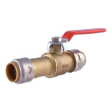 Max 3/4 In. Brass Push-To-Connect Slip Ball Valve