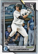 2024 Bowman Draft Chrome - Sam Antonacci 1st Bowman REFRACTOR RC #BDC-158