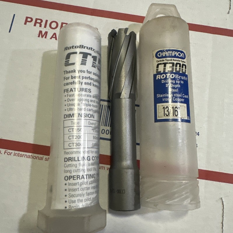 Champion CT300 ROTO Brute. 13/16   3” Deep