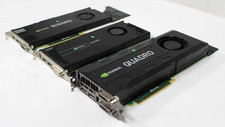 Lot of 3 Mixed NVIDIA Quadro 4000,K4200,K5200, 4GB/8GB GDDR5 Graphics Video Card
