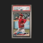 2018 Topps Update Series - Shohei Ohtani #US1 Pitching, Red Jersey (RC) PSA 10