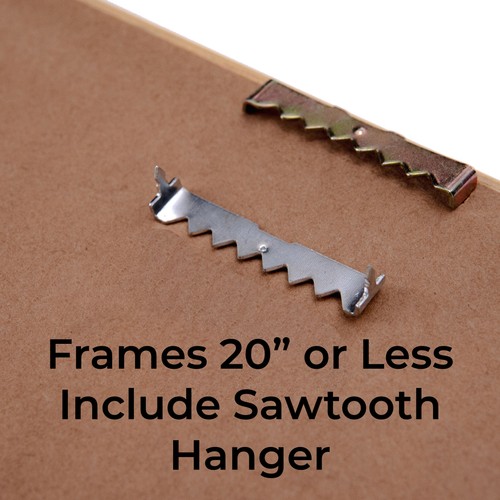 11x22 Frame Silver Real Wood Picture Frame Width 0.75 inches | Interior Frame De - Picture 6 of 9