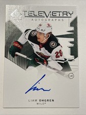 2024-25 Upper Deck SP Authentic #T-LO Liam Ohgren Telemetry Auto