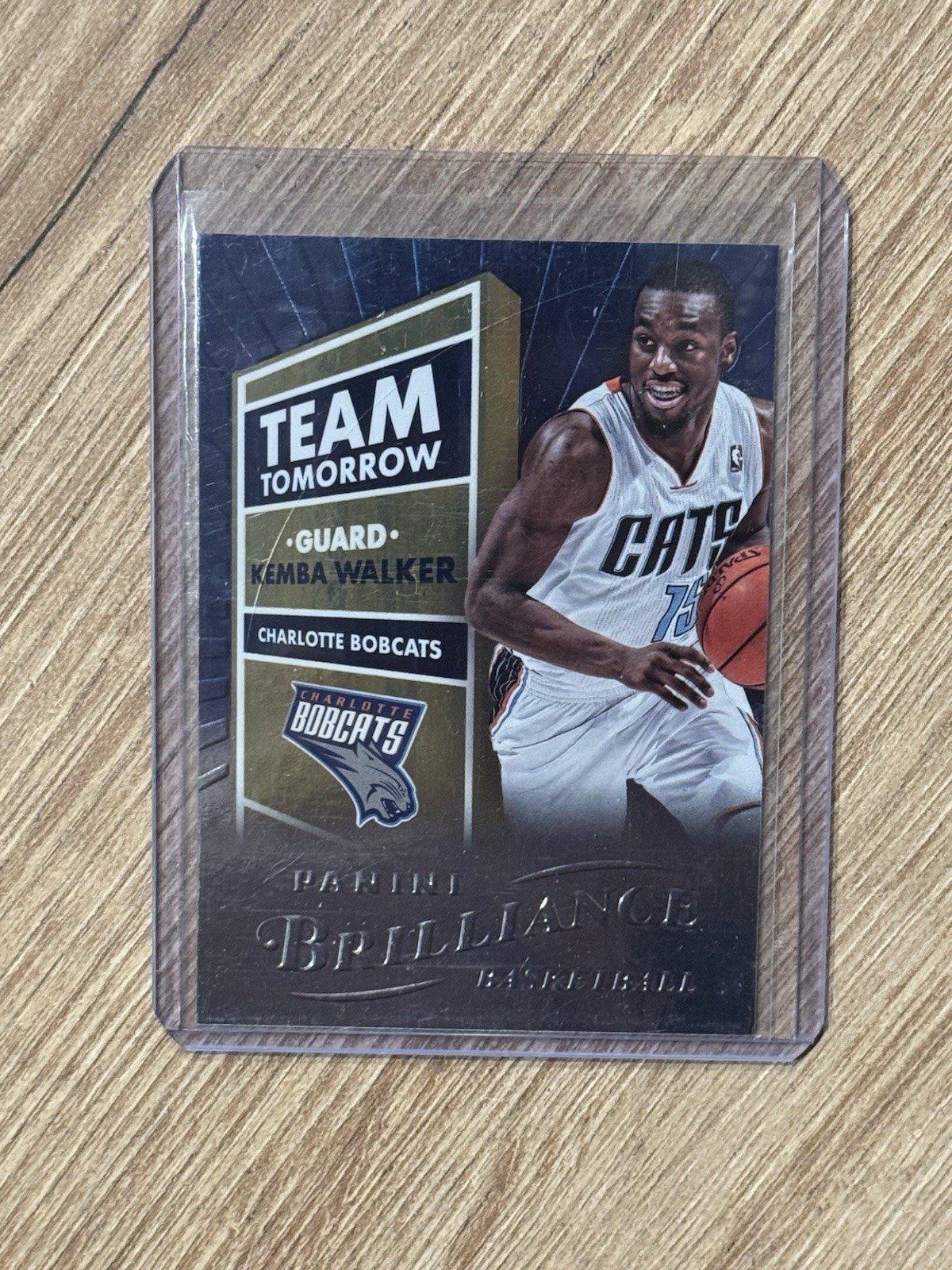 2012-13 Panini Brilliance Kemba Walker Team Tomorrow #1 Charlotte Bobcats