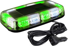 48 LED Roof Top Strobe Light Mini LED Bar Magnetic Base Emergency Safety Green