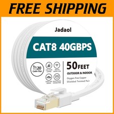 Cat 8 Ethernet Cable 50ft - High-Speed 40Gbps