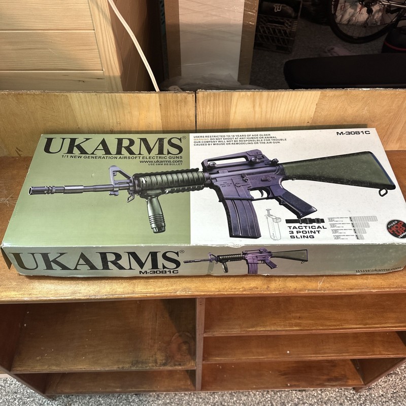 UK ARMS 1/1 New Generation Airsoft Electric Sport Gun