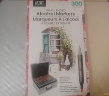 300 Dual Ended Markers In Metal Case