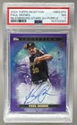 Paul Skenes 2024 Topps Inception Purple Emerging Stars RC Auto 45/199 PSA 7