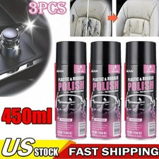 3pcs Car Interior Cleaner Car Interior Cleaner Vehicle Interior Polish 450ml